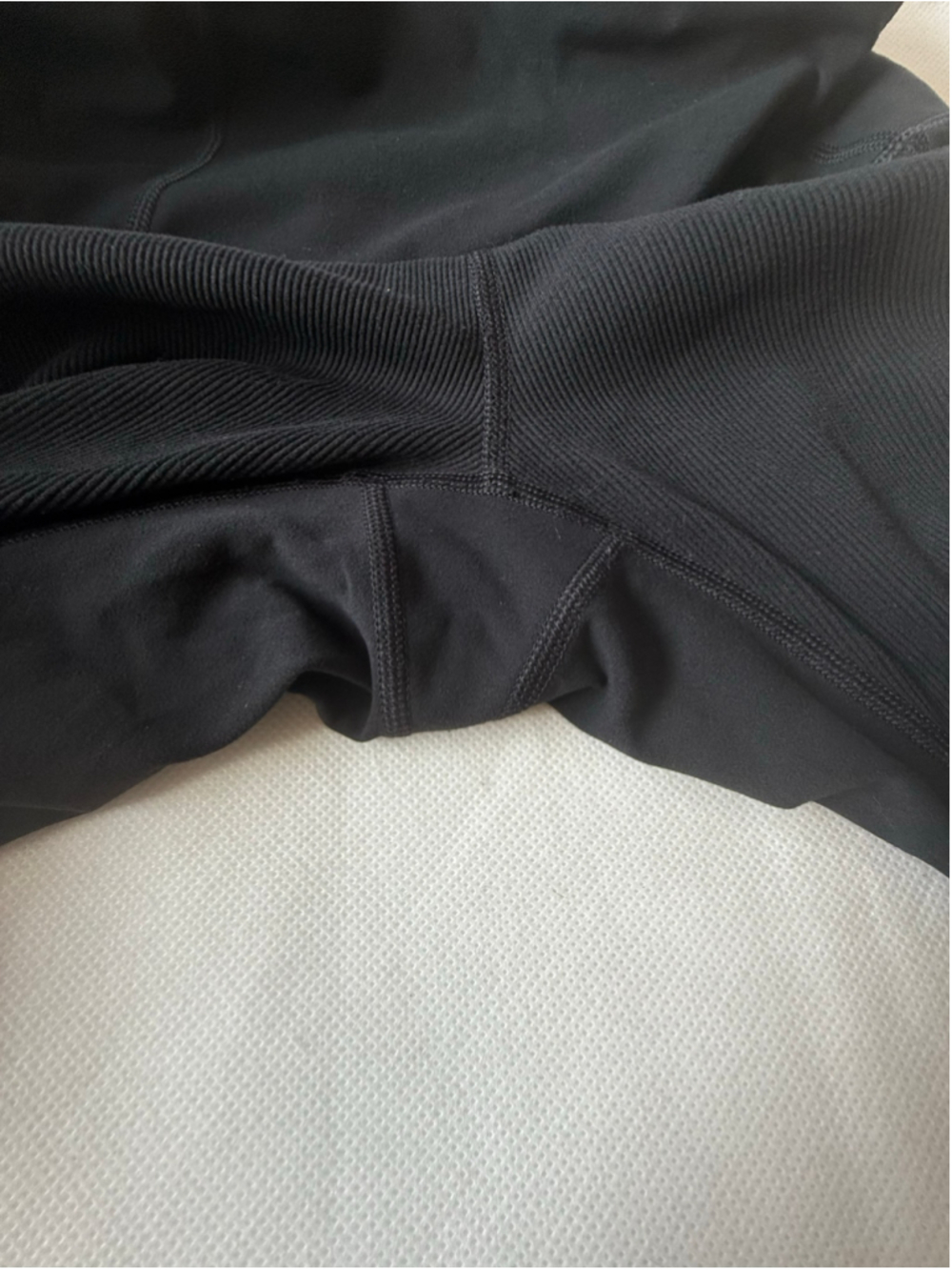 Athleta Rise Up Rib 7/8 Tight in Powervita, BLACK SIZE Small high rise - Picture 10 of 12